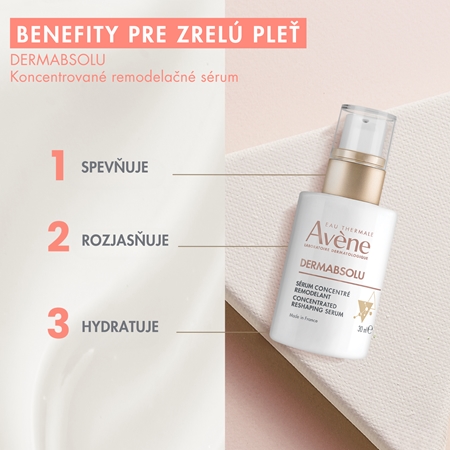 Avène DermAbsolu Concentrated Resculpting Serum remodelačné sérum pre obnobu hutnosti pleti