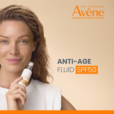 Avène Sun Anti-Age Fluid ochranný fluid proti vráskám SPF 50