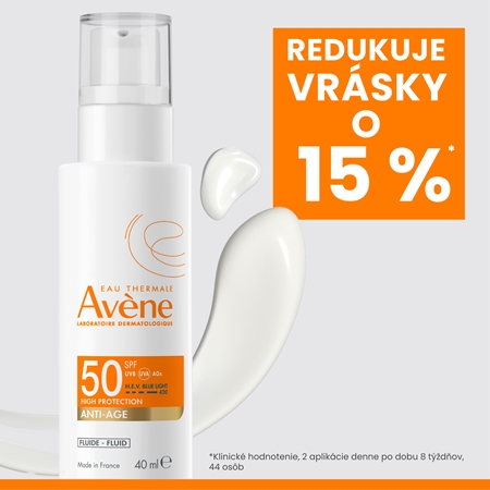 Avène Sun Anti-Age Fluid ochranný fluid proti vráskam SPF 50