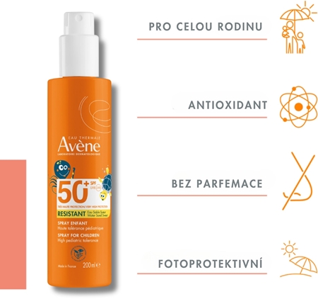 Avène Sun Spray for Children opalovací sprej pro děti SPF 50+