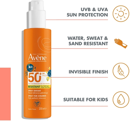 Avène Sun Spray for Children дитячий спрей для засмаги SPF 50+