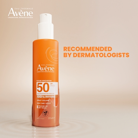 Avène Sun Care Spray 100% Invisible spray ochronny do opalania SPF 50
