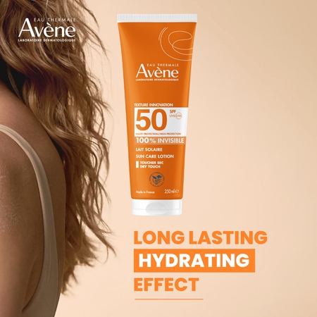 Avène Sun Care Lotion 100% Invisible vedenkestävä aurinkosuojamaito SPF 50