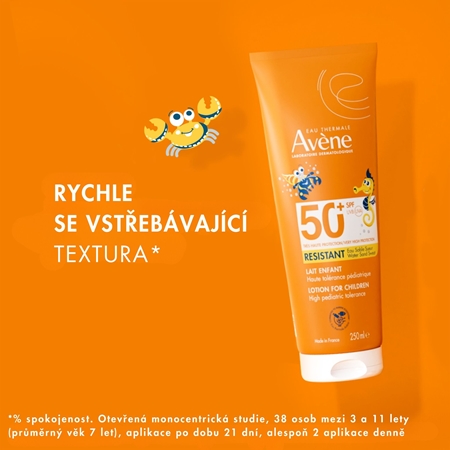 Avène Sun Lotion for Children dětské mléko na opalování SPF 50+