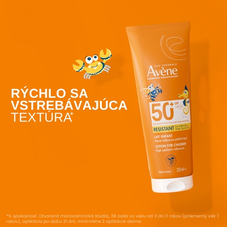 Avène Sun Lotion for Children detské mlieko na opaľovanie SPF 50+
