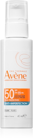 Avène Sun Anti-Imperfection Fluid Fluido protector para pele oleosa e mista