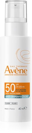 Avène Sun Anti-Imperfection Fluid Fluido protector para pele oleosa e mista
