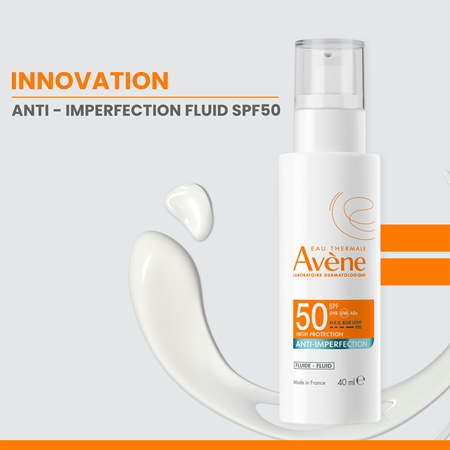 Avène Sun Anti-Imperfection Fluid Fluido protector para pele oleosa e mista