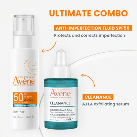 Avène Sun Anti-Imperfection Fluid Fluido protector para pele oleosa e mista