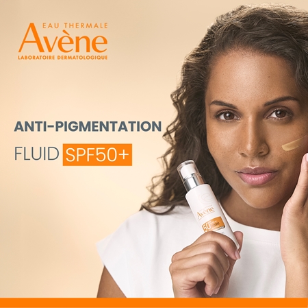 Avène Sun Anti-Pigmintation Tinted Fluid Protection Tinted Face Fluid for pigment spot correction