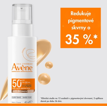 Avène Sun Anti-Pigmintation Tinted Fluid ochranný tónovaný fluid na obličej proti pigmentovým skvrnám
