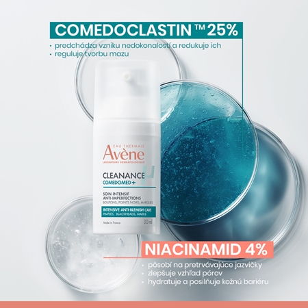 Avène Cleanance Comedomed+ intenzívna starostlivosť proti nedokonalostiam aknóznej pleti
