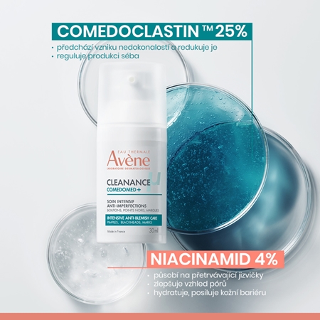 Avène Cleanance Comedomed+ intenzivní péče proti nedokonalostem aknózní pleti