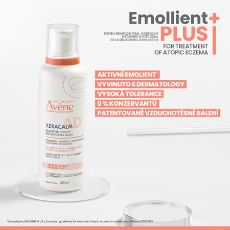 Avène XeraCalm A.D. Lipid-Replenishing Balm relipidační balzám pro velmi suchou citlivou a atopickou pokožku