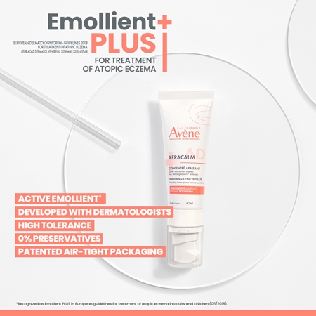 Avène XeraCalm A.D. Soothing Concentrate Calming Care to treat irritation and itching