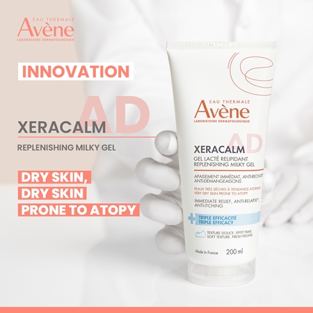 Avène XeraCalm A.D. Replenishing Milky Gel Lipid - Replenishing Cream for dry and atopic skin