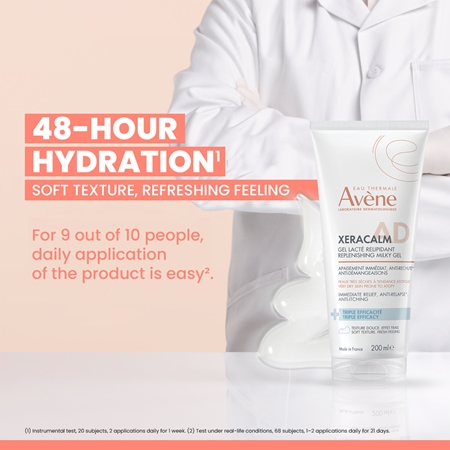 Avène XeraCalm A.D. Replenishing Milky Gel Lipid - Replenishing Cream for dry and atopic skin