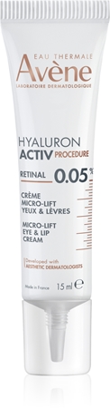 Avène Hyaluron Activ Procedure Micro-Lift Eye & Lip Cream 0.05% Retinal Lifting Cream with retinal