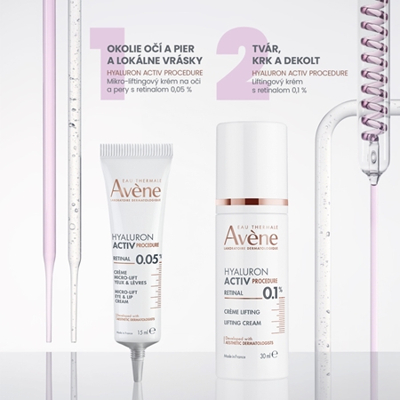 Avène Hyaluron Activ Procedure Lifting Cream Retinal 0.1% liftingový krém proti vráskam s retinalom