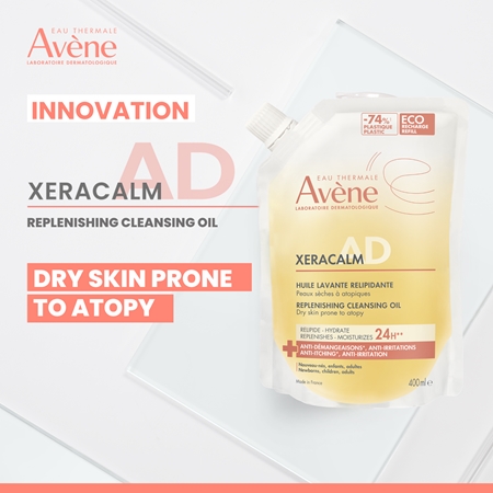 Avène XeraCalm A.D. Lipid-Replenishing Cleansing Oil Lipid - Replenishing Cleansing Oil for dry skin and eczema