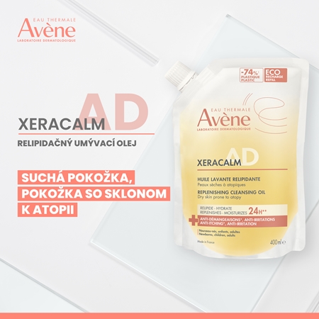 Avène XeraCalm A.D. Lipid-Replenishing Cleansing Oil relipidačný umývací olej na suchú a ekzematickú pokožku