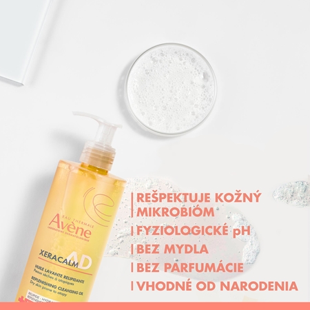 Avène XeraCalm A.D. Lipid-Replenishing Cleansing Oil relipidačný umývací olej na suchú a ekzematickú pokožku