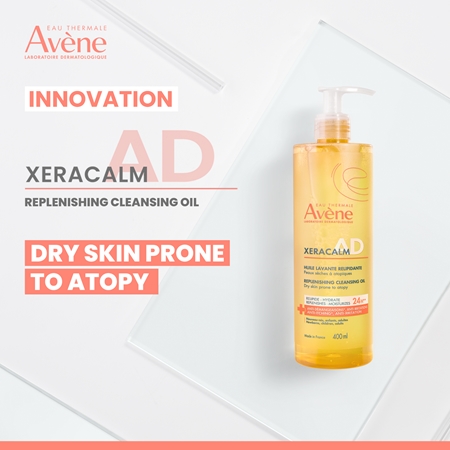 Avène XeraCalm valomasis aliejus sausai odai