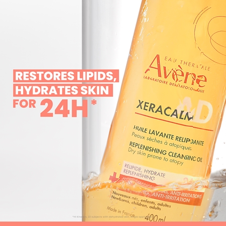 Avène XeraCalm valomasis aliejus sausai odai