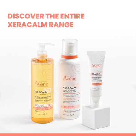 Avène XeraCalm valomasis aliejus sausai odai