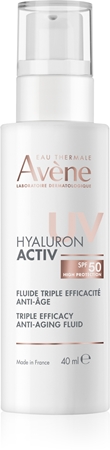 Avène Hyaluron Activ UV Triple Efficacy Anti-Aging Fluid Protective Fluid with hyaluronic acid