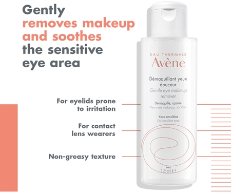 Avène Skin Care Gentle Eye Make-Up Remover for Sensitive Skin