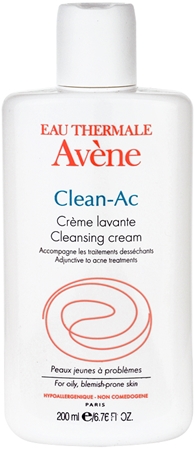 Avène Clean-Ac crème lavante pour peaux irritées et déséchées par les traitements d'acné