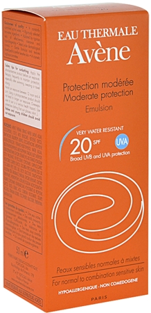 Avène Sun Sensitive emulsão bronzeadora SPF 20