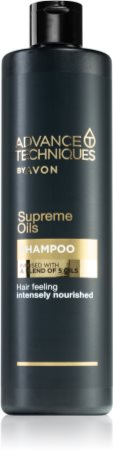 Avon Advance Techniques Supreme Oils intensives, nährendes Shampoo mit luxuriösem Öl für alle Haartypen