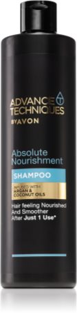 Avon Advance Techniques Absolute Nourishment vyživující šampon s marockým arganovým olejem pro všechny typy vlasů