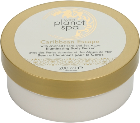 Avon Planet Spa Caribbean Escape Radiance Body Cream With Extracts Of Pearl And Seaweed