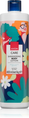 Avon Care Jasmine Scent & Glycerine lait scintillant pour peaux normales à sèches