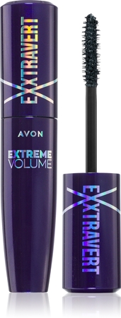 Avon Exxtravert Extreme Volume wodoodporny tusz do rzęs wydłużający i zwiększający objętość