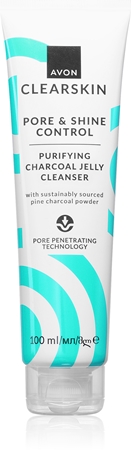 Avon Clearskin Pore & Shine Control Deep Cleansing Gel with activated charcoal