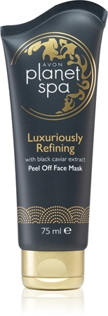 Avon Planet Spa Luxury Spa luxuosa máscara restauradora facial peel-off com extratos de caviar preto