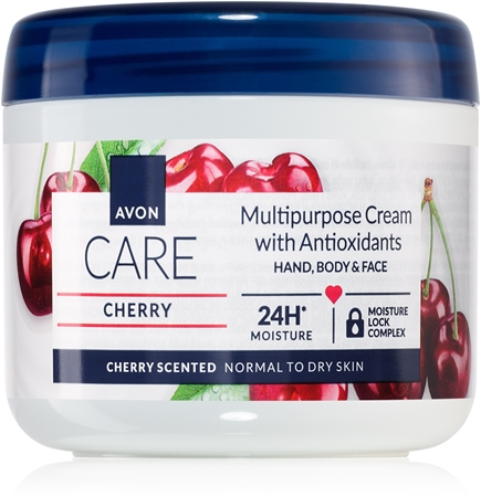 Avon Care Cherry víceúčelový krém na tvář, ruce a tělo