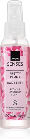 Avon Senses Pretty Peony & Magnolia osvěžující tělový sprej
