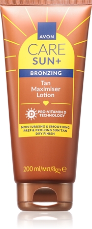 Avon Care Sun + Bronze tělové mléko pro zvýraznění opálení