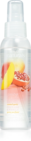 Avon Naturals Care Pomegranate & Mango telový sprej s granátovým jablkom a mangom