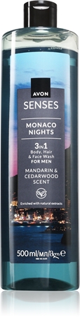 Avon Senses Monaco Nights Gel douche 3 en 1