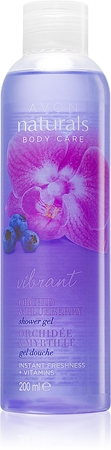 Avon Naturals Body gel de douche à l'orchidée et myrtille