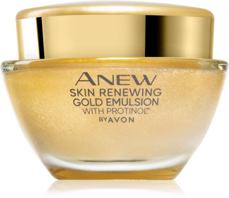 Avon Anew Skin Renewing Gold Emulsion crema de noche hidratante antiarrugas