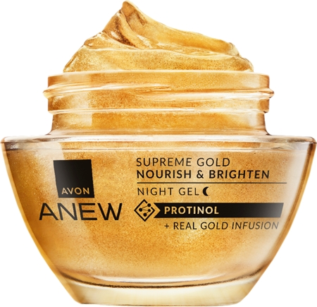 Avon Anew Skin Renewing Gold Emulsion Moisturising Anti-Wrinkle Night Cream