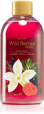 Avon Wild Berries Shake Raspberry & Vanilla & Orange espuma de banho