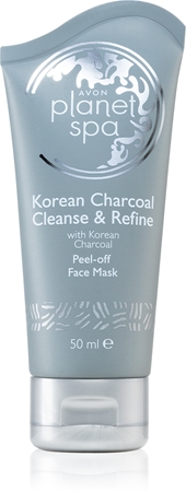 Avon Planet Spa Korean Charcoal Cleanse & Refine złuszczająca maseczka do twarzy z aktywnym węglem